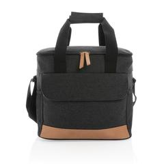 Vue Sac isotherme Impact AWARE™ en toile 16oz recyclé de couleur noir| Krokrodeal