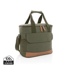 Vue Sac isotherme Impact AWARE™ en toile 16oz recyclé de couleur vert| Krokrodeal