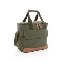 Vue Sac isotherme Impact AWARE™ en toile 16oz recyclé de couleur vert| Krokrodeal