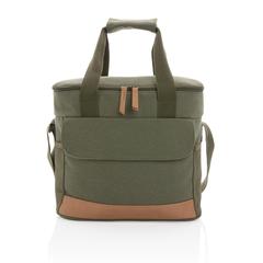 Vue Sac isotherme Impact AWARE™ en toile 16oz recyclé de couleur vert| Krokrodeal