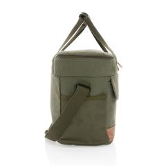 Vue Sac isotherme Impact AWARE™ en toile 16oz recyclé de couleur vert| Krokrodeal