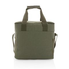 Vue Sac isotherme Impact AWARE™ en toile 16oz recyclé de couleur vert| Krokrodeal