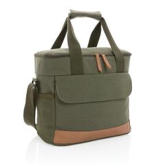 Vue Sac isotherme Impact AWARE™ en toile 16oz recyclé de couleur vert| Krokrodeal