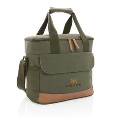 Vue Sac isotherme Impact AWARE™ en toile 16oz recyclé de couleur vert| Krokrodeal