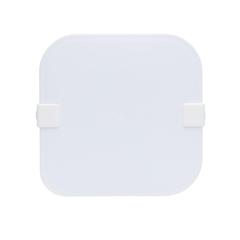 Vue Boîte à Lunch en PP carrée de couleur blanc| Krokrodeal