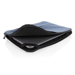 Vue Pochette pour ordinateur 15,6 pouces avec poignée de couleur bleu| Krokrodeal