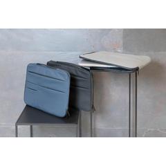 Vue Pochette pour ordinateur 15,6 pouces avec poignée de couleur bleu| Krokrodeal