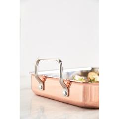 Vue Plat à four en cuivre VINGA Baron de couleur marron| Krokrodeal