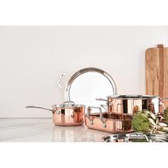 Vue Plat à four en cuivre VINGA Baron de couleur marron| Krokrodeal