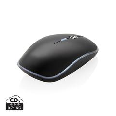 Vue Souris sans fil lumineuse de couleur noir| Krokrodeal