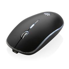 Vue Souris sans fil lumineuse de couleur noir| Krokrodeal