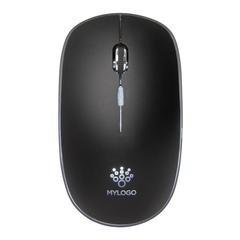 Vue Souris sans fil lumineuse de couleur noir| Krokrodeal