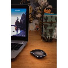 Vue Souris sans fil lumineuse de couleur noir| Krokrodeal