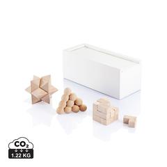 Vue Casse tête chinois de couleur blanc| Krokrodeal