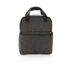 Vue Sac isotherme à 2 petits compartiments de couleur gris| Krokrodeal