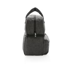 Vue Sac isotherme à 2 petits compartiments de couleur gris| Krokrodeal