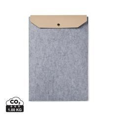 Vue VINGA Pochette pour ordinateur 17" en feutre GRS Albon de couleur gris| Krokrodeal