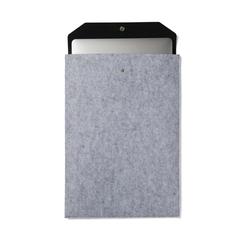Vue VINGA Pochette pour ordinateur 17" en feutre GRS Albon de couleur gris| Krokrodeal