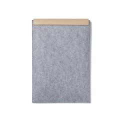 Vue VINGA Pochette pour ordinateur 17" en feutre GRS Albon de couleur gris| Krokrodeal