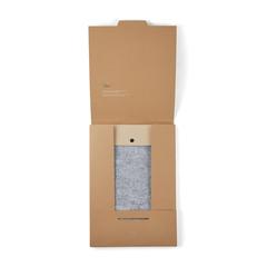 Vue VINGA Pochette pour ordinateur 17" en feutre GRS Albon de couleur gris| Krokrodeal