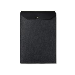 Vue VINGA Pochette pour ordinateur 17" en feutre GRS Albon de couleur noir| Krokrodeal
