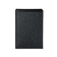 Vue VINGA Pochette pour ordinateur 17" en feutre GRS Albon de couleur noir| Krokrodeal