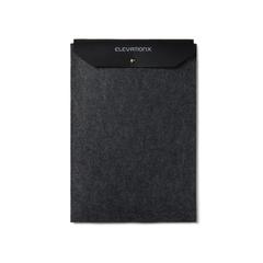 Vue VINGA Pochette pour ordinateur 17" en feutre GRS Albon de couleur noir| Krokrodeal