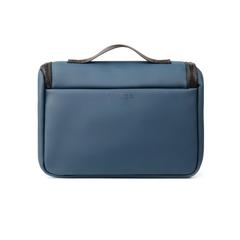 Vue VINGA Trousse de toilette en PU RCS Bermond de couleur bleu| Krokrodeal