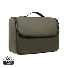 Vue VINGA Trousse de toilette en PU RCS Bermond de couleur vert| Krokrodeal