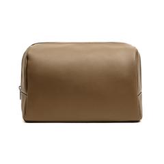 Vue VINGA Trousse de toilette en PU RCS Bermond de couleur marron| Krokrodeal