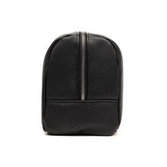 Vue VINGA Trousse de toilette en PU RCS Bermond de couleur noir| Krokrodeal