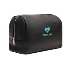Vue VINGA Trousse de toilette en PU RCS Bermond de couleur noir| Krokrodeal