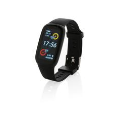 Vue Montre 1'47 avec fréquence cardiaque en TPU recyclé RCS de couleur noir| Krokrodeal