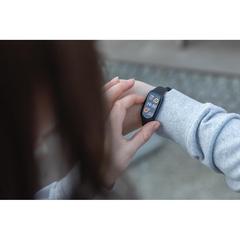 Vue Montre 1'47 avec fréquence cardiaque en TPU recyclé RCS de couleur noir| Krokrodeal