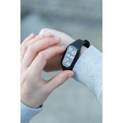 Vue Montre 1'47 avec fréquence cardiaque en TPU recyclé RCS de couleur noir| Krokrodeal