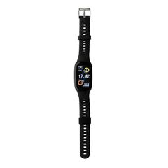 Vue Montre 1'47 avec fréquence cardiaque en TPU recyclé RCS de couleur noir| Krokrodeal