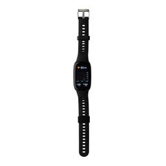 Vue Montre 1'47 avec fréquence cardiaque en TPU recyclé RCS de couleur noir| Krokrodeal