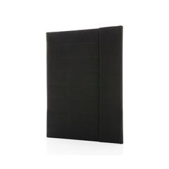Vue Conférencier A4 avec fermeture magnétique Impact Aware™ de couleur noir| Krokrodeal