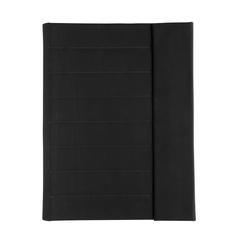 Vue Conférencier A4 avec fermeture magnétique Impact Aware™ de couleur noir| Krokrodeal