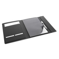 Vue Conférencier A4 avec fermeture magnétique Impact Aware™ de couleur noir| Krokrodeal