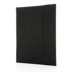 Vue Conférencier A4 avec fermeture magnétique Impact Aware™ de couleur noir| Krokrodeal