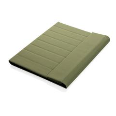 Vue Conférencier A4 avec fermeture magnétique Impact Aware™ de couleur vert| Krokrodeal