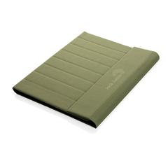 Vue Conférencier A4 avec fermeture magnétique Impact Aware™ de couleur vert| Krokrodeal