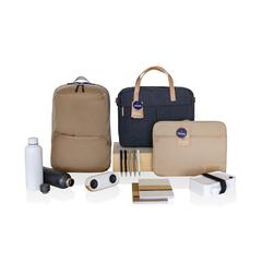 Vue Stylo en aluminium recyclé certifié RCS Amisk de couleur blanc| Krokrodeal