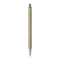 Vue Stylo en aluminium recyclé certifié RCS Amisk de couleur vert| Krokrodeal