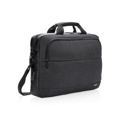 Vue Sacoche pour ordinateur portable 15” de couleur noir| Krokrodeal