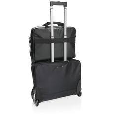 Vue Sacoche pour ordinateur portable 15” de couleur noir| Krokrodeal