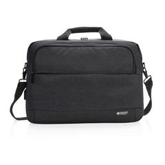 Vue Sacoche pour ordinateur portable 15” de couleur noir| Krokrodeal