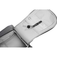Vue Sac à dos Bizz de couleur gris| Krokrodeal