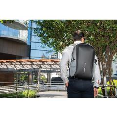 Vue Sac à dos Bizz de couleur gris| Krokrodeal
